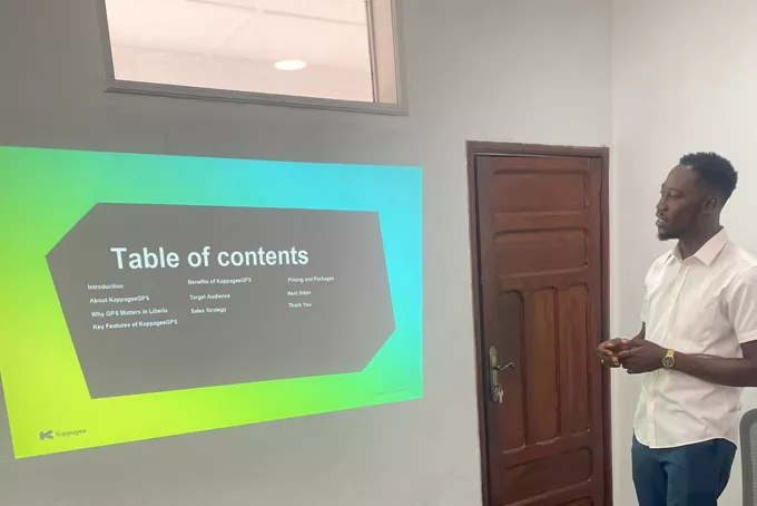 An onboarding session in progress.